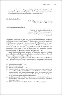 Bild der Seite - 173 - in Der Opfermythos bei Elfriede Jelinek - Eine historiografische Untersuchung