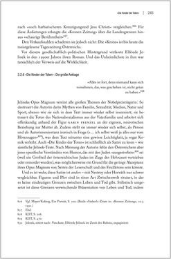 Bild der Seite - 245 - in Der Opfermythos bei Elfriede Jelinek - Eine historiografische Untersuchung