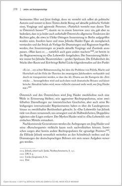 Bild der Seite - 278 - in Der Opfermythos bei Elfriede Jelinek - Eine historiografische Untersuchung