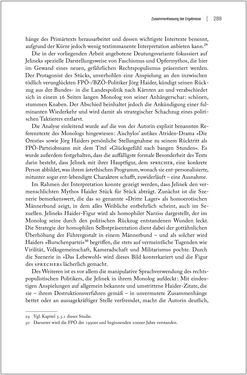 Image of the Page - 289 - in Der Opfermythos bei Elfriede Jelinek - Eine historiografische Untersuchung