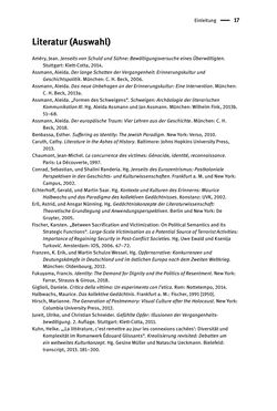 Bild der Seite - 17 - in Opfernarrative in transnationalen Kontexten