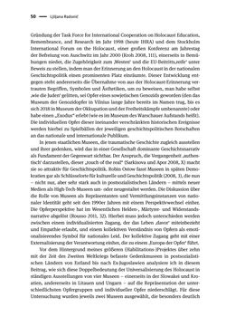 Image of the Page - 50 - in Opfernarrative in transnationalen Kontexten