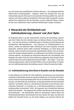 Bild der Seite - 57 - in Opfernarrative in transnationalen Kontexten
