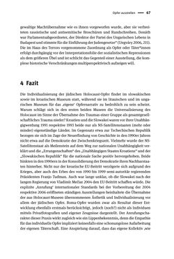 Bild der Seite - 67 - in Opfernarrative in transnationalen Kontexten