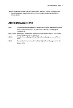 Bild der Seite - 71 - in Opfernarrative in transnationalen Kontexten