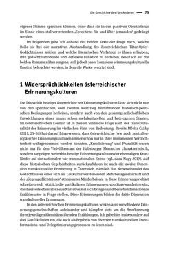 Bild der Seite - 75 - in Opfernarrative in transnationalen Kontexten