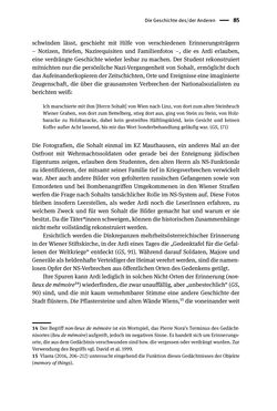 Bild der Seite - 85 - in Opfernarrative in transnationalen Kontexten