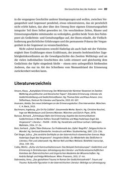 Bild der Seite - 89 - in Opfernarrative in transnationalen Kontexten