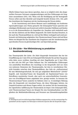 Bild der Seite - 105 - in Opfernarrative in transnationalen Kontexten