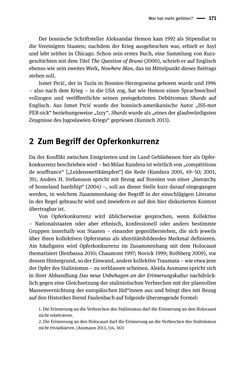 Image of the Page - 171 - in Opfernarrative in transnationalen Kontexten