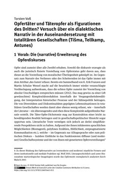 Image of the Page - 237 - in Opfernarrative in transnationalen Kontexten