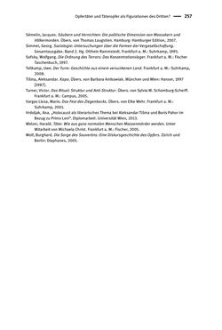 Image of the Page - 257 - in Opfernarrative in transnationalen Kontexten