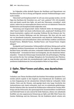 Image of the Page - 262 - in Opfernarrative in transnationalen Kontexten