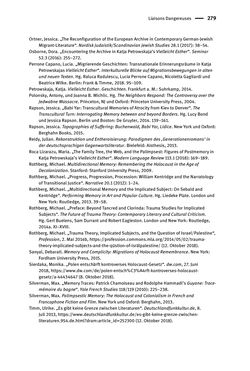 Image of the Page - 279 - in Opfernarrative in transnationalen Kontexten