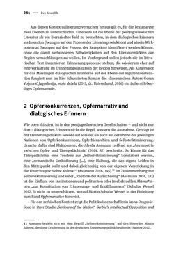 Bild der Seite - 284 - in Opfernarrative in transnationalen Kontexten