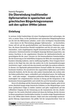Image of the Page - 299 - in Opfernarrative in transnationalen Kontexten