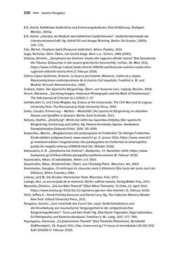 Image of the Page - 320 - in Opfernarrative in transnationalen Kontexten