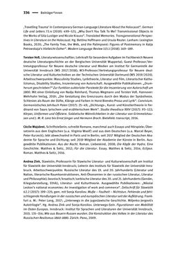 Image of the Page - 336 - in Opfernarrative in transnationalen Kontexten