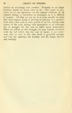 Bild der Seite - 92 - in The Origin of Species