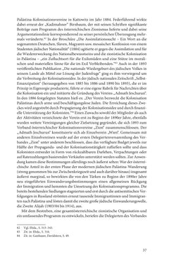 Image of the Page - 37 - in Land der Verheißung – Ort der Zuflucht - Jüdische Emigration und nationalsozialistische Vertreibung aus Österreich nach Palästina 1920 bis 1945