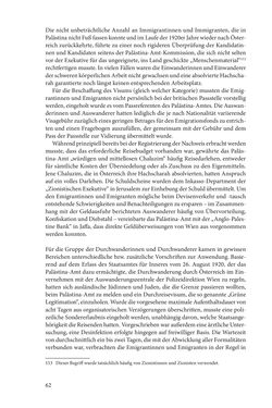 Image of the Page - 62 - in Land der Verheißung – Ort der Zuflucht - Jüdische Emigration und nationalsozialistische Vertreibung aus Österreich nach Palästina 1920 bis 1945