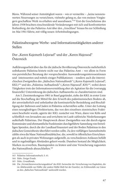 Bild der Seite - 67 - in Land der Verheißung – Ort der Zuflucht - Jüdische Emigration und nationalsozialistische Vertreibung aus Österreich nach Palästina 1920 bis 1945