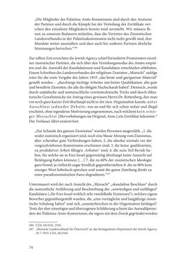 Bild der Seite - 74 - in Land der Verheißung – Ort der Zuflucht - Jüdische Emigration und nationalsozialistische Vertreibung aus Österreich nach Palästina 1920 bis 1945