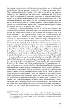 Bild der Seite - 79 - in Land der Verheißung – Ort der Zuflucht - Jüdische Emigration und nationalsozialistische Vertreibung aus Österreich nach Palästina 1920 bis 1945