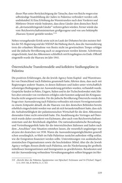 Bild der Seite - 119 - in Land der Verheißung – Ort der Zuflucht - Jüdische Emigration und nationalsozialistische Vertreibung aus Österreich nach Palästina 1920 bis 1945