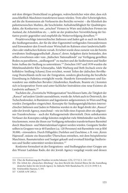 Bild der Seite - 121 - in Land der Verheißung – Ort der Zuflucht - Jüdische Emigration und nationalsozialistische Vertreibung aus Österreich nach Palästina 1920 bis 1945