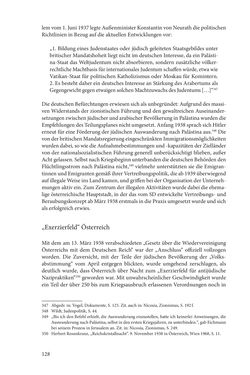Bild der Seite - 128 - in Land der Verheißung – Ort der Zuflucht - Jüdische Emigration und nationalsozialistische Vertreibung aus Österreich nach Palästina 1920 bis 1945