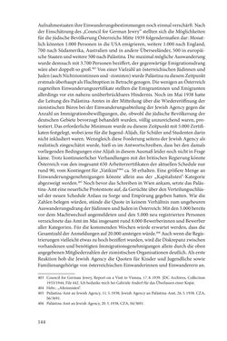 Bild der Seite - 144 - in Land der Verheißung – Ort der Zuflucht - Jüdische Emigration und nationalsozialistische Vertreibung aus Österreich nach Palästina 1920 bis 1945