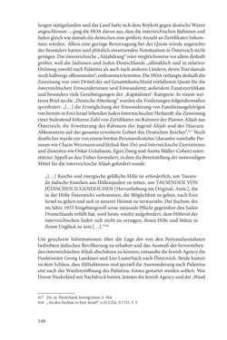 Bild der Seite - 148 - in Land der Verheißung – Ort der Zuflucht - Jüdische Emigration und nationalsozialistische Vertreibung aus Österreich nach Palästina 1920 bis 1945