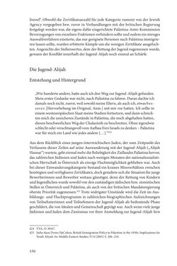 Bild der Seite - 150 - in Land der Verheißung – Ort der Zuflucht - Jüdische Emigration und nationalsozialistische Vertreibung aus Österreich nach Palästina 1920 bis 1945
