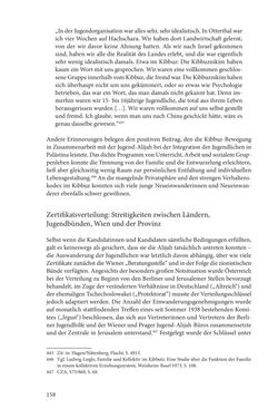 Bild der Seite - 158 - in Land der Verheißung – Ort der Zuflucht - Jüdische Emigration und nationalsozialistische Vertreibung aus Österreich nach Palästina 1920 bis 1945