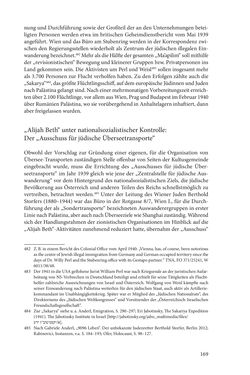 Bild der Seite - 169 - in Land der Verheißung – Ort der Zuflucht - Jüdische Emigration und nationalsozialistische Vertreibung aus Österreich nach Palästina 1920 bis 1945