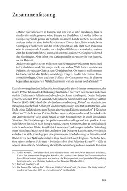 Bild der Seite - 189 - in Land der Verheißung – Ort der Zuflucht - Jüdische Emigration und nationalsozialistische Vertreibung aus Österreich nach Palästina 1920 bis 1945