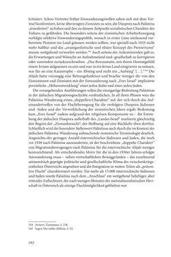 Image of the Page - 192 - in Land der Verheißung – Ort der Zuflucht - Jüdische Emigration und nationalsozialistische Vertreibung aus Österreich nach Palästina 1920 bis 1945