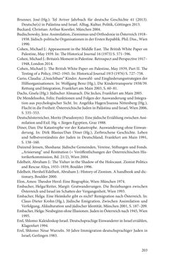 Bild der Seite - 203 - in Land der Verheißung – Ort der Zuflucht - Jüdische Emigration und nationalsozialistische Vertreibung aus Österreich nach Palästina 1920 bis 1945