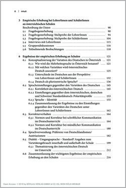 Image of the Page - (000008) - in Österreichisches Deutsch macht Schule - Bildung und Deutschunterricht im Spannungsfeld von sprachlicher Variation und Norm