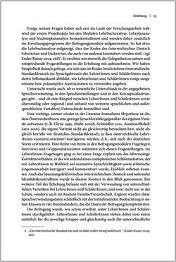 Image of the Page - 13 - in Österreichisches Deutsch macht Schule - Bildung und Deutschunterricht im Spannungsfeld von sprachlicher Variation und Norm