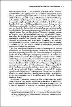 Bild der Seite - 41 - in Österreichisches Deutsch macht Schule - Bildung und Deutschunterricht im Spannungsfeld von sprachlicher Variation und Norm