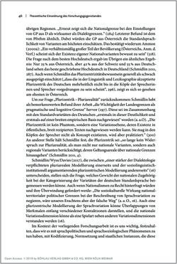 Bild der Seite - 46 - in Österreichisches Deutsch macht Schule - Bildung und Deutschunterricht im Spannungsfeld von sprachlicher Variation und Norm