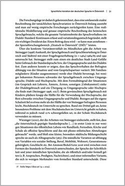 Bild der Seite - 51 - in Österreichisches Deutsch macht Schule - Bildung und Deutschunterricht im Spannungsfeld von sprachlicher Variation und Norm