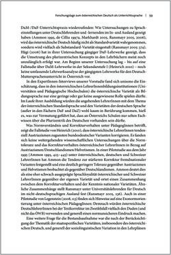 Bild der Seite - 59 - in Österreichisches Deutsch macht Schule - Bildung und Deutschunterricht im Spannungsfeld von sprachlicher Variation und Norm