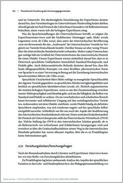 Image of the Page - 60 - in Österreichisches Deutsch macht Schule - Bildung und Deutschunterricht im Spannungsfeld von sprachlicher Variation und Norm