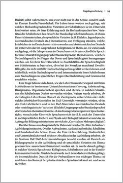 Image of the Page - 93 - in Österreichisches Deutsch macht Schule - Bildung und Deutschunterricht im Spannungsfeld von sprachlicher Variation und Norm