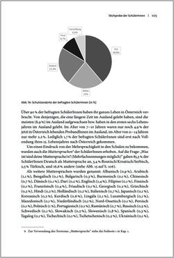 Bild der Seite - 105 - in Österreichisches Deutsch macht Schule - Bildung und Deutschunterricht im Spannungsfeld von sprachlicher Variation und Norm