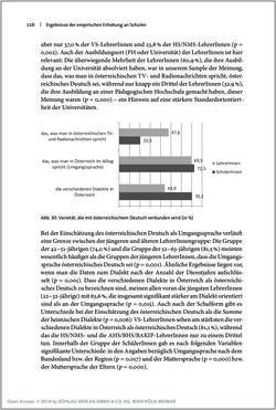 Image of the Page - 126 - in Österreichisches Deutsch macht Schule - Bildung und Deutschunterricht im Spannungsfeld von sprachlicher Variation und Norm