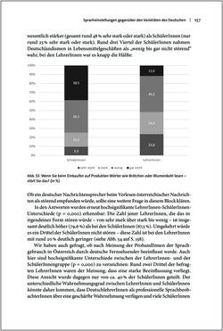 Bild der Seite - 157 - in Österreichisches Deutsch macht Schule - Bildung und Deutschunterricht im Spannungsfeld von sprachlicher Variation und Norm